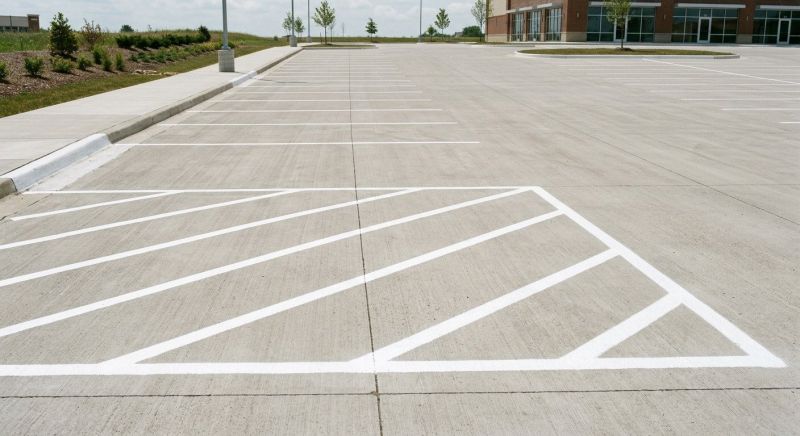 Concrete Parking Lot Striping in Temecula, CA