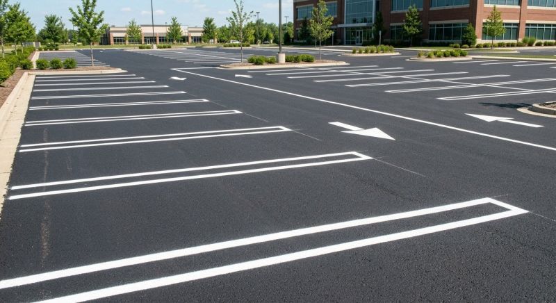 Asphalt Painting in Savannah, GA