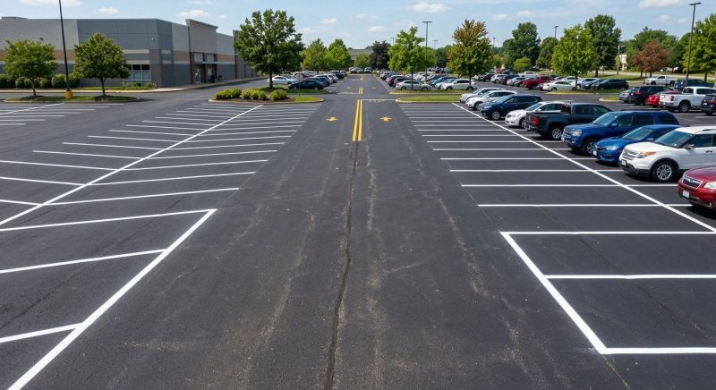 Commercial Asphalt Painting in Savannah, GA