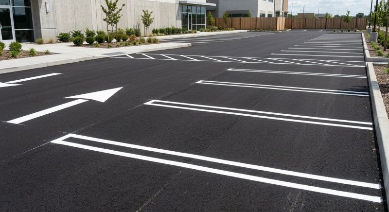 Commercial Asphalt Painting in Canton, GA