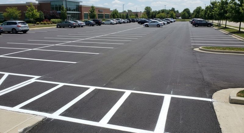 Concrete Parking Lot Striping in Orange County, CA
