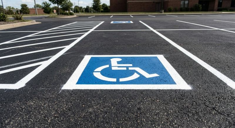 Disability Parking Marking in Temecula, CA