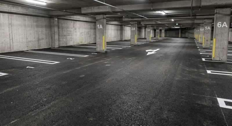 Parking Garage Striping in Los Angeles, CA