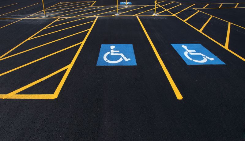 Parking Space Marking in Katy, TX