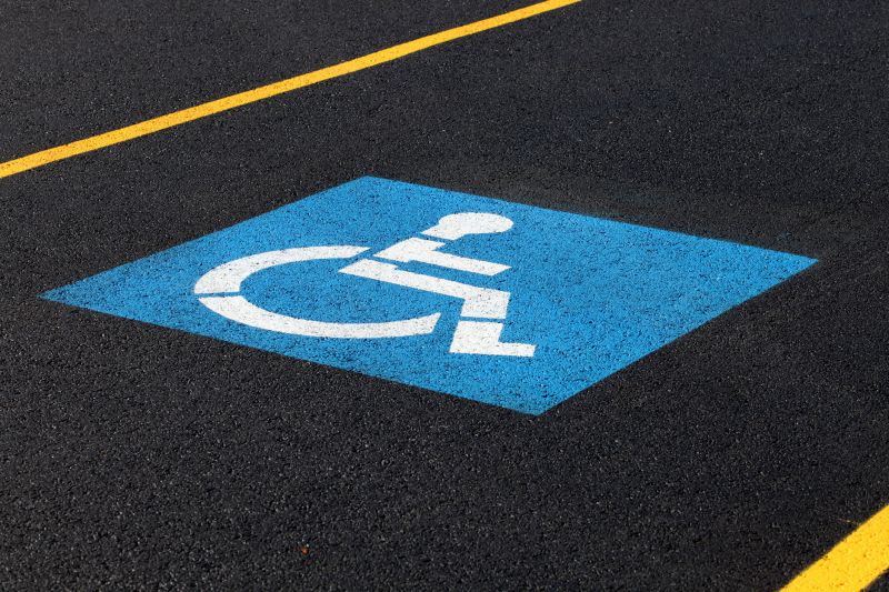 Parking Space Marking in Palm Springs, CA