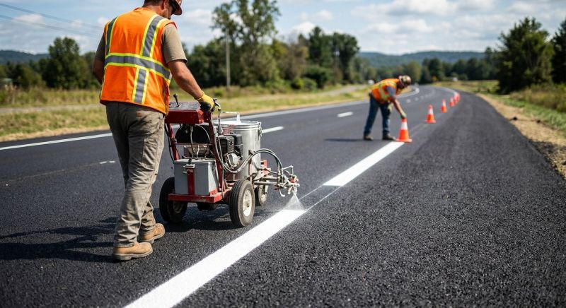 Pavement Striping Service in Katy, TX